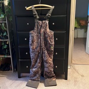 Girls L 10/12 Camo Hunting Overalls Insulated